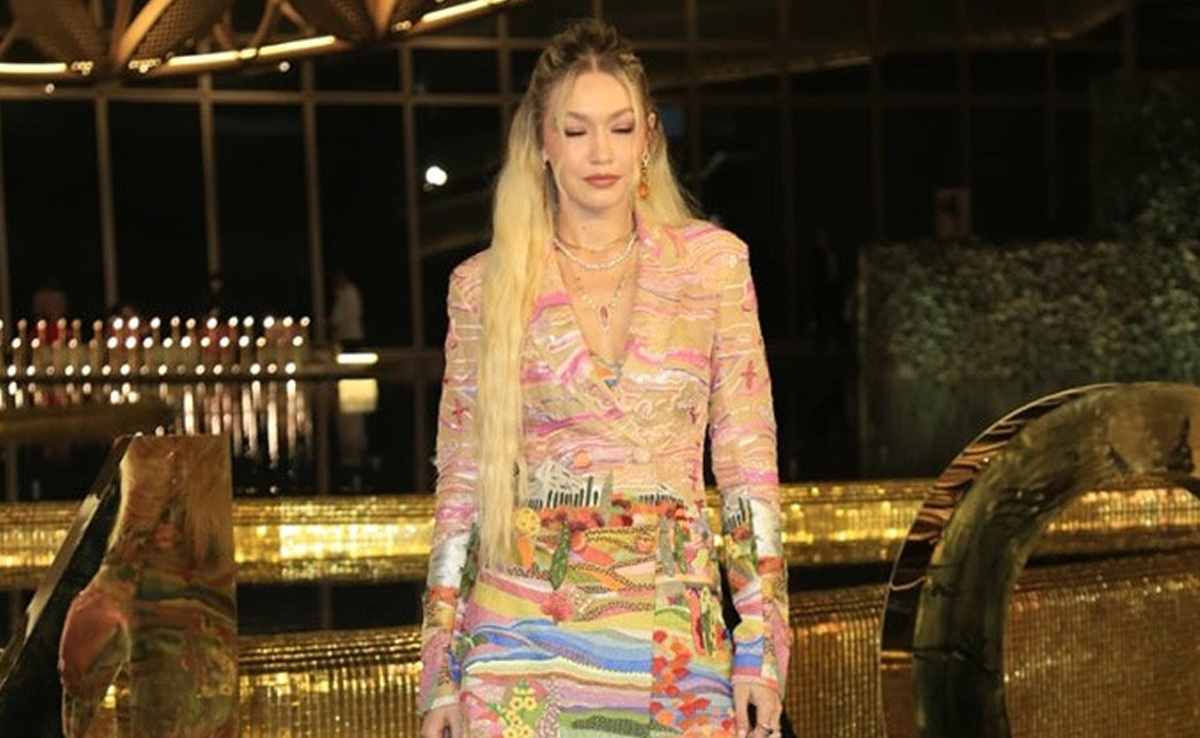 At The Ambani Event, Supermodel Gigi Hadid Showed Up In This Indian Designer's Dress