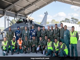 Indian, French Rafale Jets To Fly Together As 'Orion' Military Exercise Begins Indian, French Rafale Jets To Fly Together As 'Orion' Military Exercise Begins