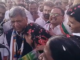 VIDEO: कांग्रेस में शामिल होने के बाद जगदीश शेट्टर का जोरदार स्वागत, पत्नी के छलके आंसू