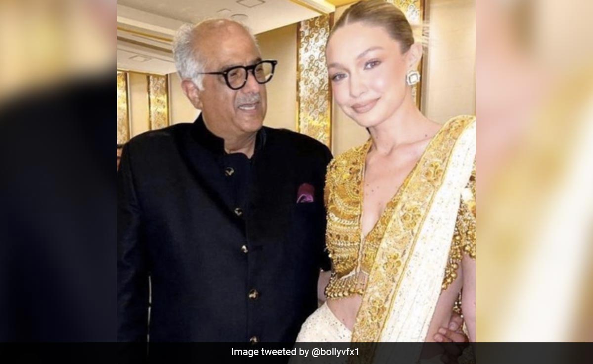 Boney Kapoor Is Being Shredded On Twitter Over This Pic With Gigi Hadid