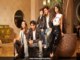 Shah Rukh Khan, AbRam Khan And Aryan Khan Prove The Khan Boys Have Got Fashion Game In Matching Leather Jackets And Jeans Shah Rukh Khan, AbRam Khan And Aryan Khan Prove The Khan Boys Have Got Fashion Game In Matching Leather Jackets And Jeans