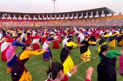 Over 11,000 Bihu Dancers, Drummers To Attempt Guinness Record In Assam Today Over 11,000 Bihu Dancers, Drummers To Attempt Guinness Record In Assam Today