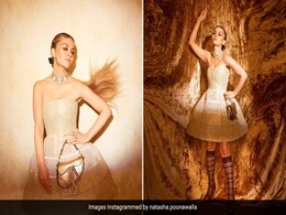 Natasha Poonawalla In A Mini Dress Looks Like A Goddess Glided In Gold Natasha Poonawalla In A Mini Dress Looks Like A Goddess Glided In Gold