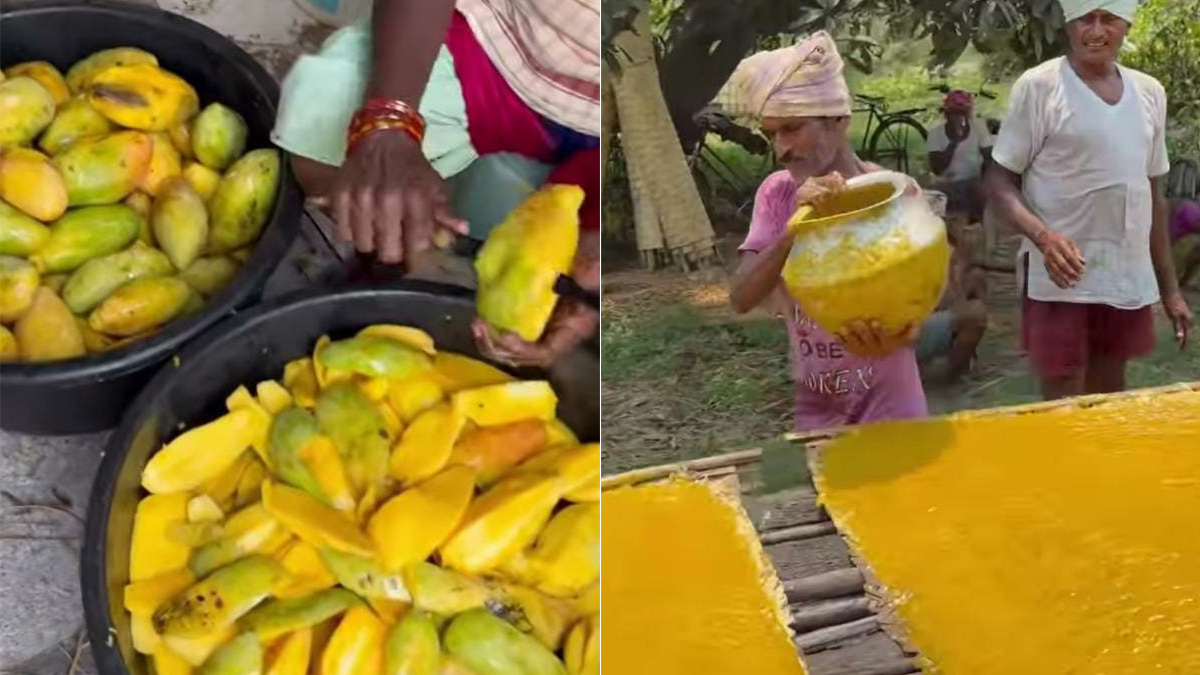 Watch: Internet Is Not Happy How Their Favourite 'Aam Papad' Is Made. See Reactions