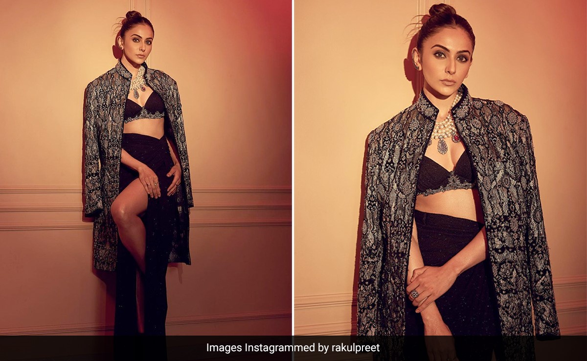 Rakul Preet Singh's Co-Ord Set Takes The All-Black Dressing To The Next Level