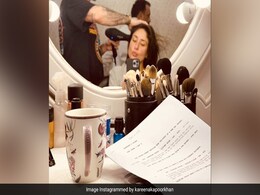 <i>The Crew</i> Diaries: Kareena Kapoor Shares Pic From Her Makeup Room - Pout Alert <i>The Crew</i> Diaries: Kareena Kapoor Shares Pic From Her Makeup Room - Pout Alert