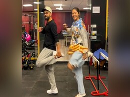 Anushka Sharma And Virat Kohli's Adorable Gym Jig Didn't End Well. Watch LOL Dance Fail Anushka Sharma And Virat Kohli's Adorable Gym Jig Didn't End Well. Watch LOL Dance Fail