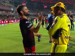 Watch: Virat Kohli And MS Dhoni Enjoy Post-Match Chat In IPL 2023. Video Breaks Internet