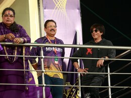 Watch: "Pathaan In The House" Shah Rukh Khan Cheers Kolkata Knight Riders From Stands In 1st IPL 2023 Home Game