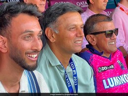 Bengaluru Boy Rahul Dravid 'In Pink Corner' For RR vs RCB Match. Photo Viral