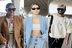 Sonam Kapoor-Anand Ahuja, Kriti Sanon And Shahid Kapoor Were Spotted At The Airport Sonam Kapoor-Anand Ahuja, Kriti Sanon And Shahid Kapoor Were Spotted At The Airport