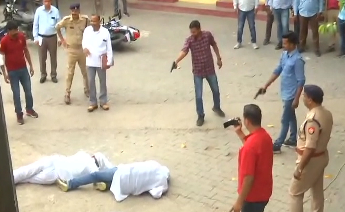 Video: Atiq Ahmed Murder Reconstructed At Crime Spot With Killers