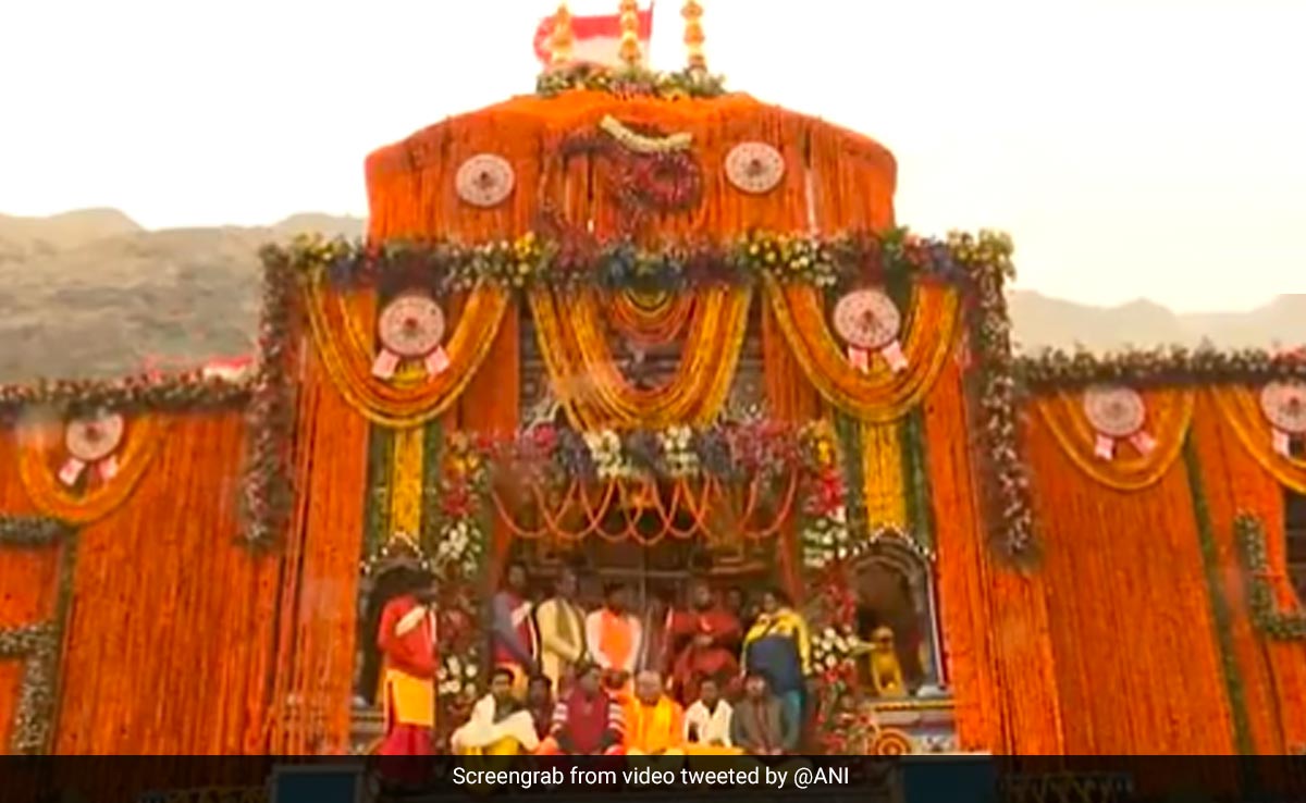 First Puja In PM Modi's Name As Badrinath Dham Reopens For Pilgrims