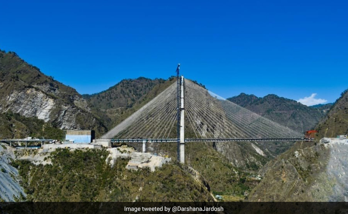 "India's First Cable-Stayed Rail Bridge Is Ready": Railway Minister Posts Video