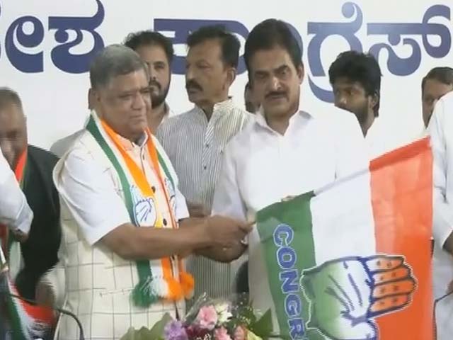 Ex Karnataka Chief Minister Joins Congress After BJP Denies Him Poll Ticket