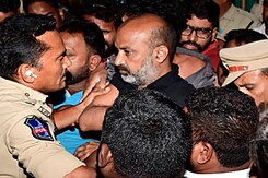 Telangana BJP Chief Arrested At Midnight Telangana BJP Chief Arrested At Midnight