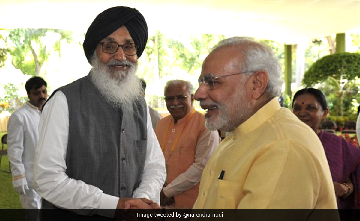 "A Personal Loss": PM, Political Leaders Mourn Parkash Singh Badal