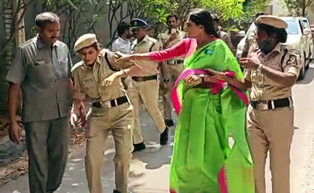Telangana Politician YS Sharmila Gets Bail In Cops Assault Case