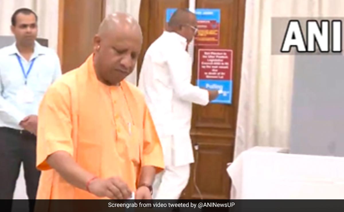 Yogi Adityanath Casts Vote In Key UP Polls