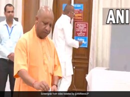 Yogi Adityanath Casts Vote In Key UP Polls Yogi Adityanath Casts Vote In Key UP Polls