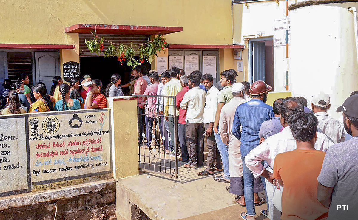 Karnataka Elections 2023 Highlights : कर्नाटक में चुनाव खत्म, 13 मई को आएंगे नतीजे