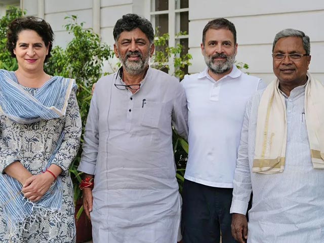 Siddaramaiah, DK Shivakumar Discuss New Karnataka Cabinet With Congress High Command