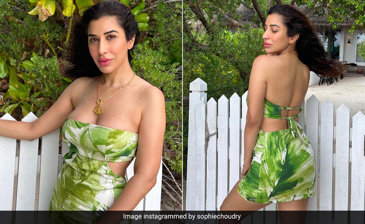 We "Never Stop Be-Leafing" That Sophie Choudry Will Ever Run Out Of Fun Summer Dresses
