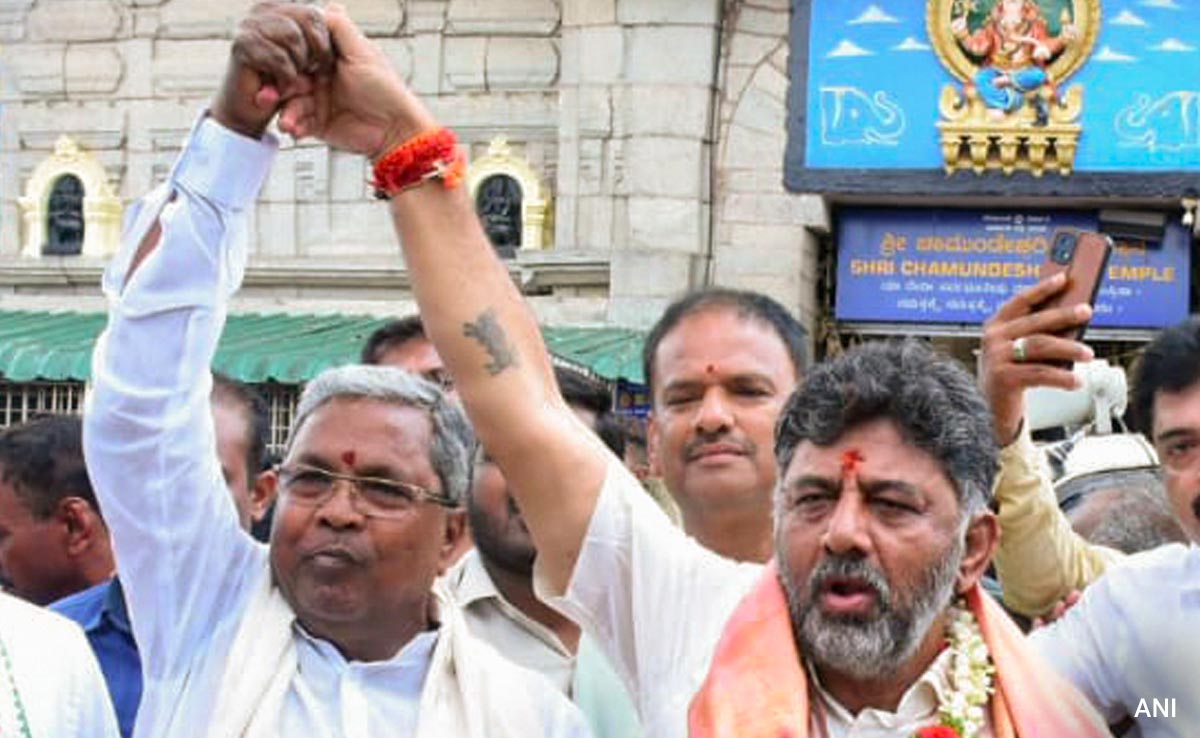 As Congress Celebrates, Rumblings Of Siddaramaiah vs DK Shivakumar