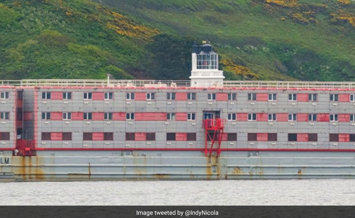 Mega-Barge, Set To House Hundreds Of Asylum Seekers, Arrives In British Waters