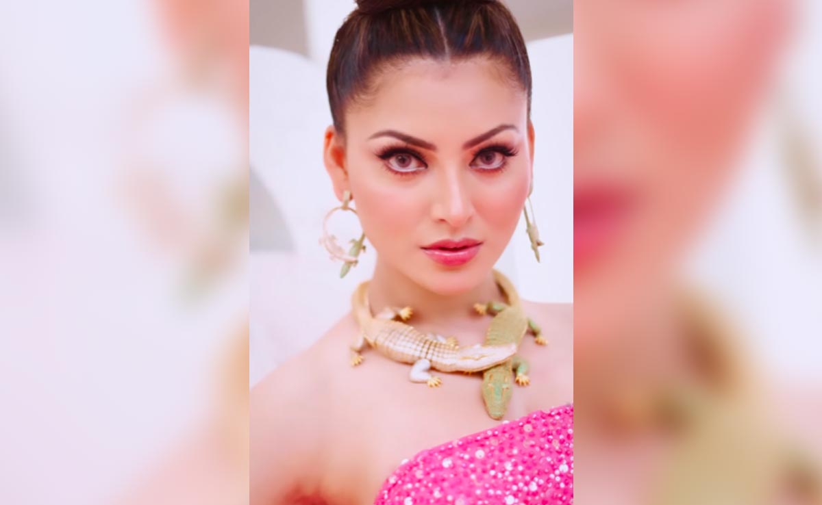 Cannes 2023: Urvashi Rautela Adds An Alligator Necklace To Pink Gown. Yikes Or Likes? Cannes 2023: Urvashi Rautela Adds An Alligator Necklace To Pink Gown. Yikes Or Likes?
