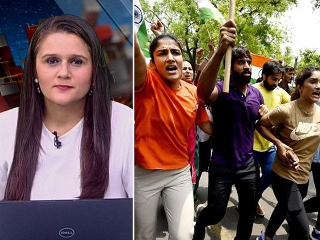 Shoved, Dragged, Pushed: New Temple Of Democracy, But No Dignity For Protesting Olympians?