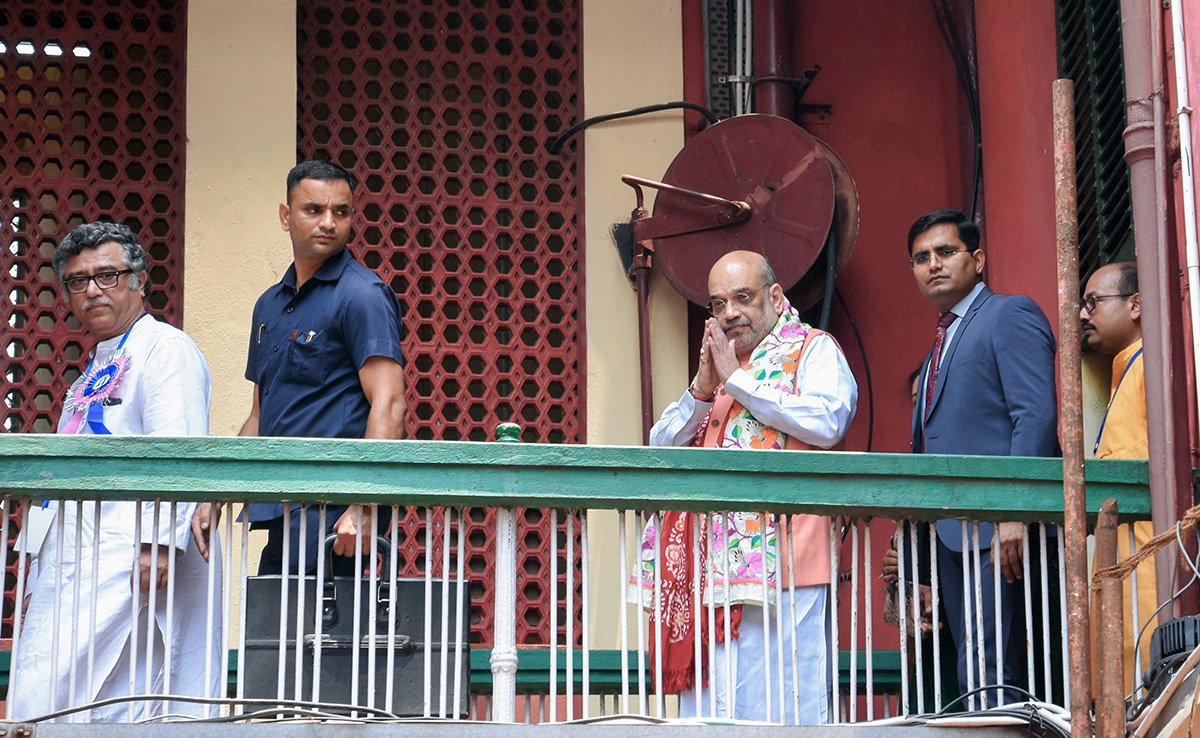 Amit Shah In Bengal, Trinamool Attacks BJP Over Amartya Sen's Property