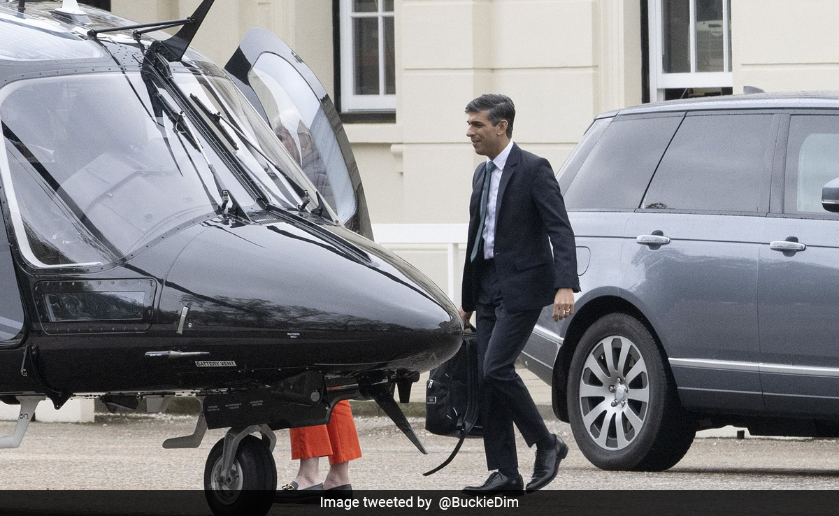 Rishi Sunak Under "Lot Of Pressure" After Taking Helicopter For Short Trip