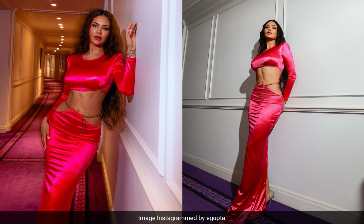 Esha Gupta's Snazzy Pop Of Pink On A Thursday Dials Up The Friday Feeling