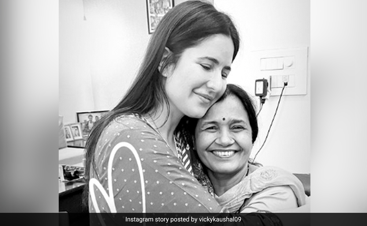 Katrina Kaif With Mother-In-Law Veena Kaushal In A Picture-Perfect Moment. Pic Courtesy - Vicky Kaushal