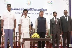 TRB Rajaa Sworn In As Tamil Nadu Minister, SM Nasar Dropped TRB Rajaa Sworn In As Tamil Nadu Minister, SM Nasar Dropped