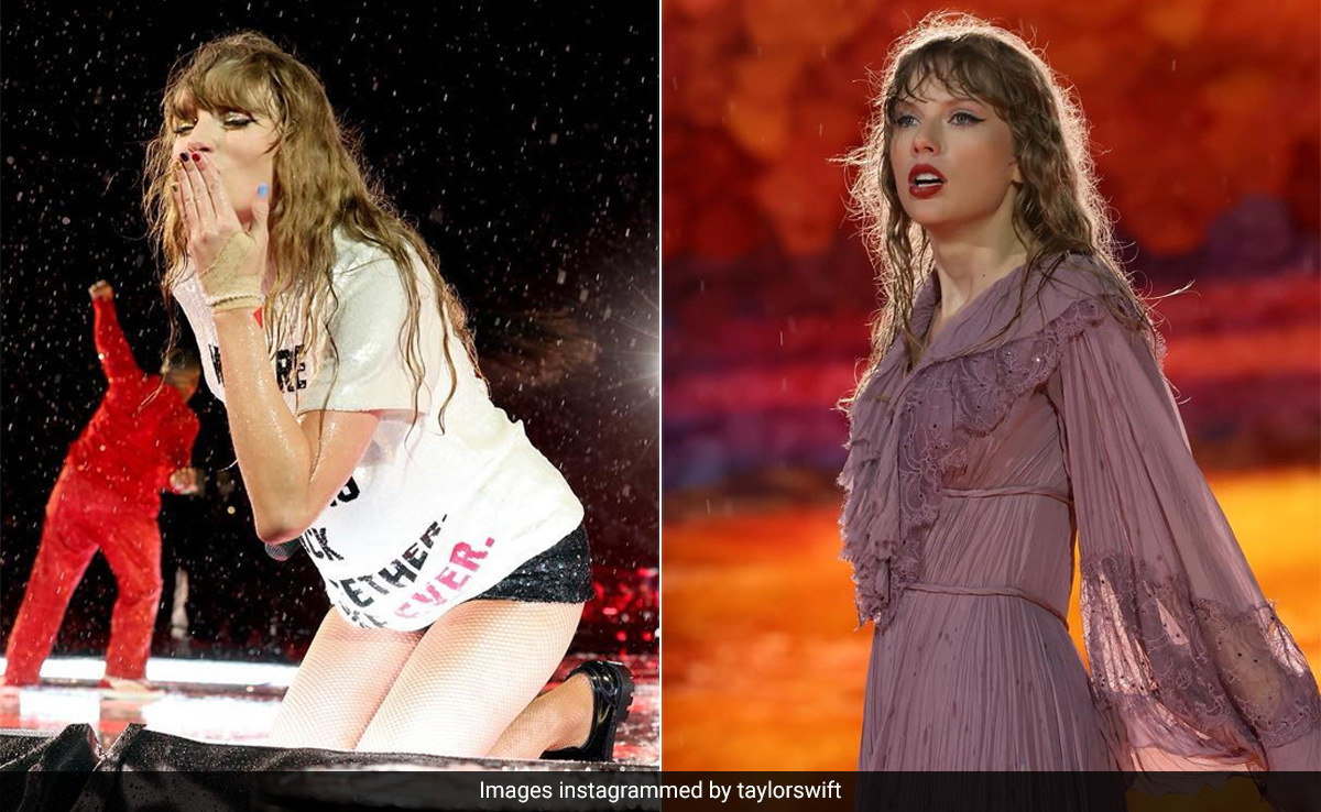 Taylor Swift Didn't Let The Rain Stop Her From Performing In Style For Her Eras Tour