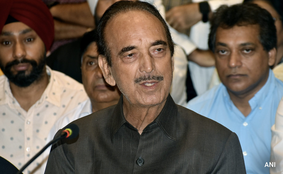 Need To Prioritise Internal Matters, Not "Insignificant" Pakistan: Ghulam Nabi Azad