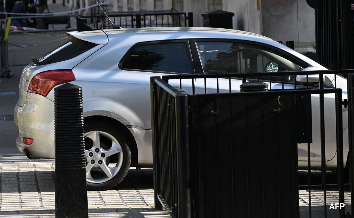 Car Crashes Into Downing Street Gates, Rishi Sunak Was Inside: Police