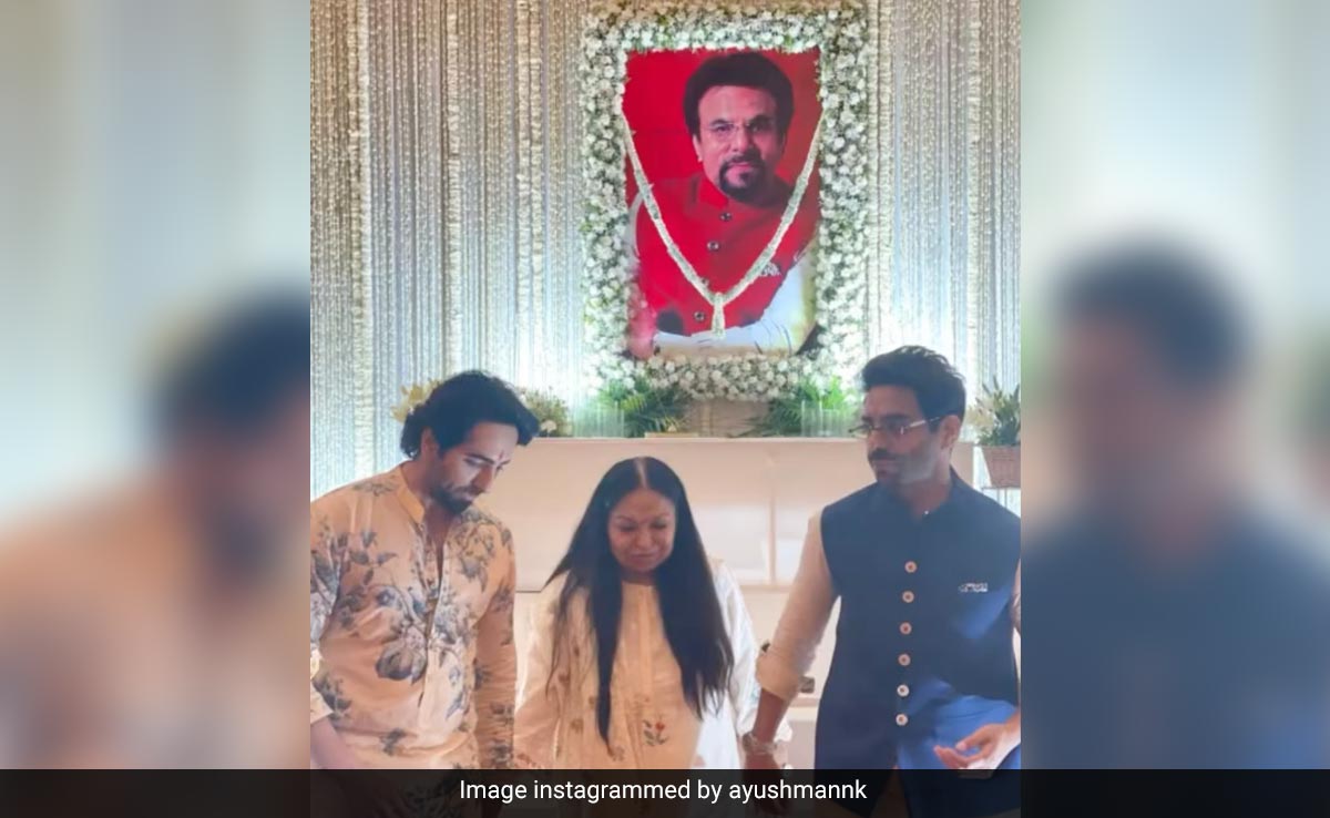 Ayushmann Khurrana's Tribute To Late Father. It's OK To Cry