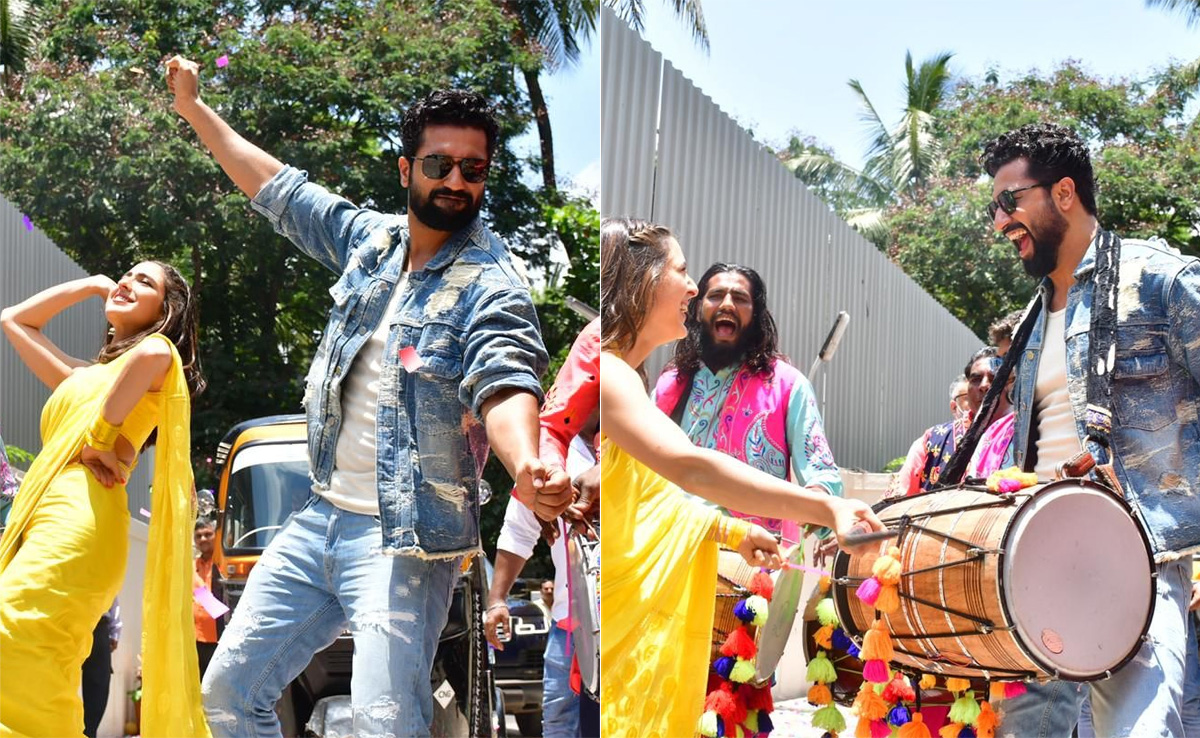 Give Sara Ali Khan And Vicky Kaushal A Dhol And This Is What Happens