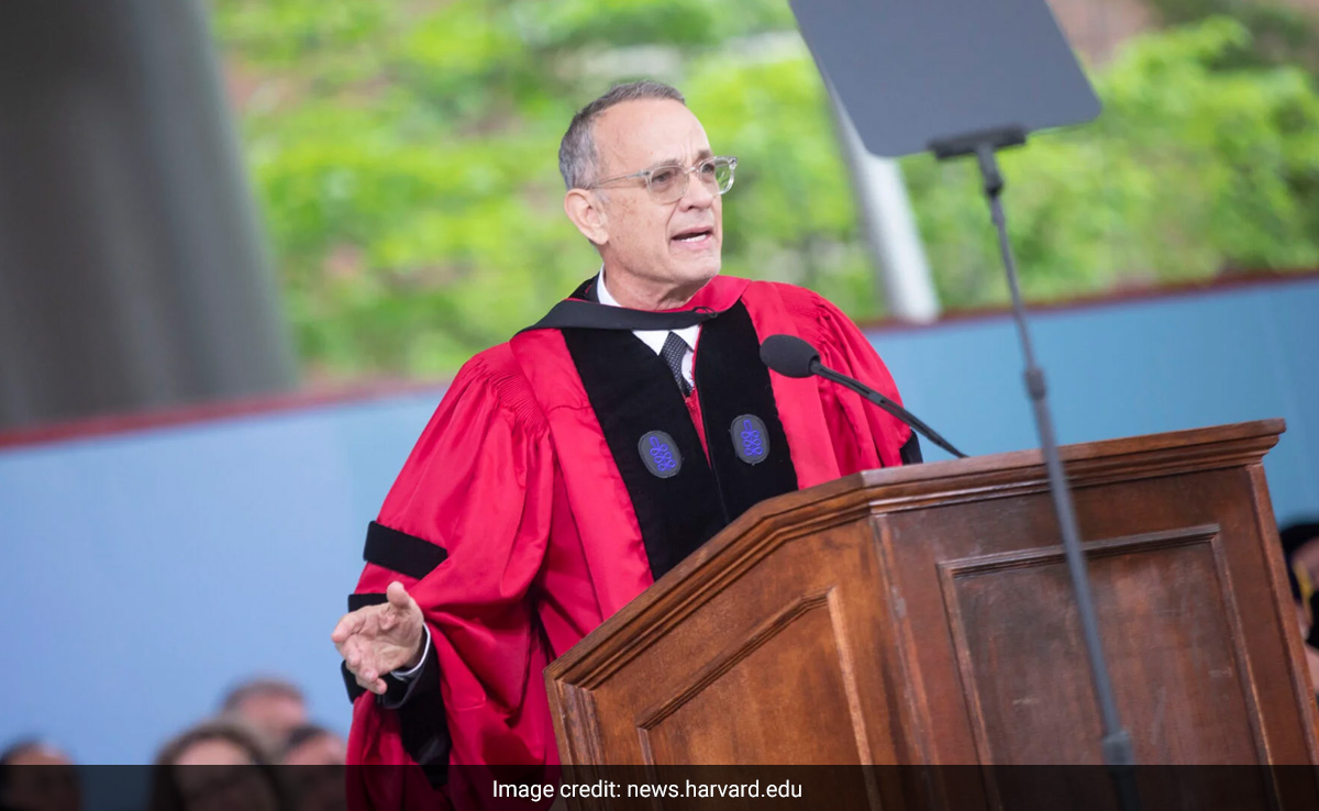 Actor Tom Hanks Receives Honorary Doctorate From Harvard University