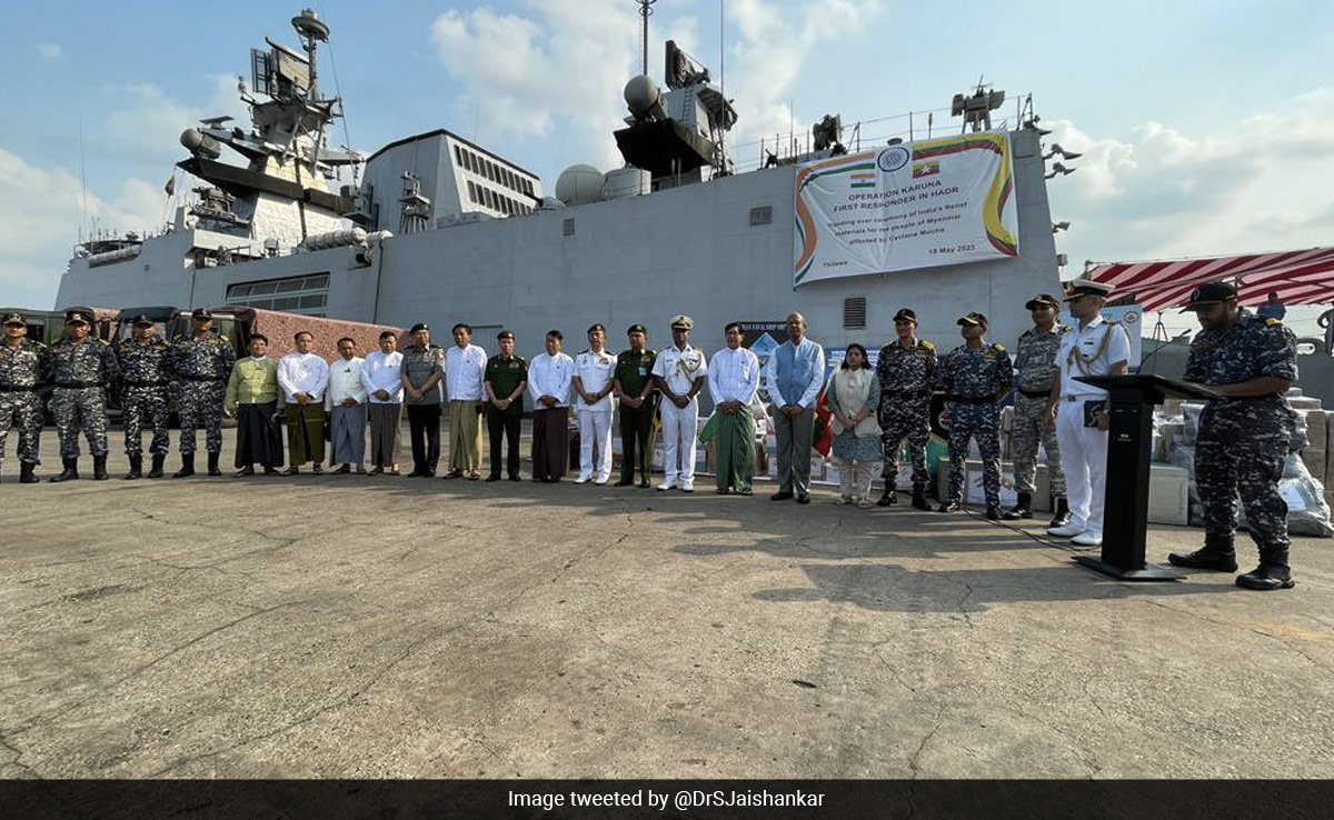 Cyclone Mocha: India Launches 'Operation Karuna' To Provide Aid To Myanmar