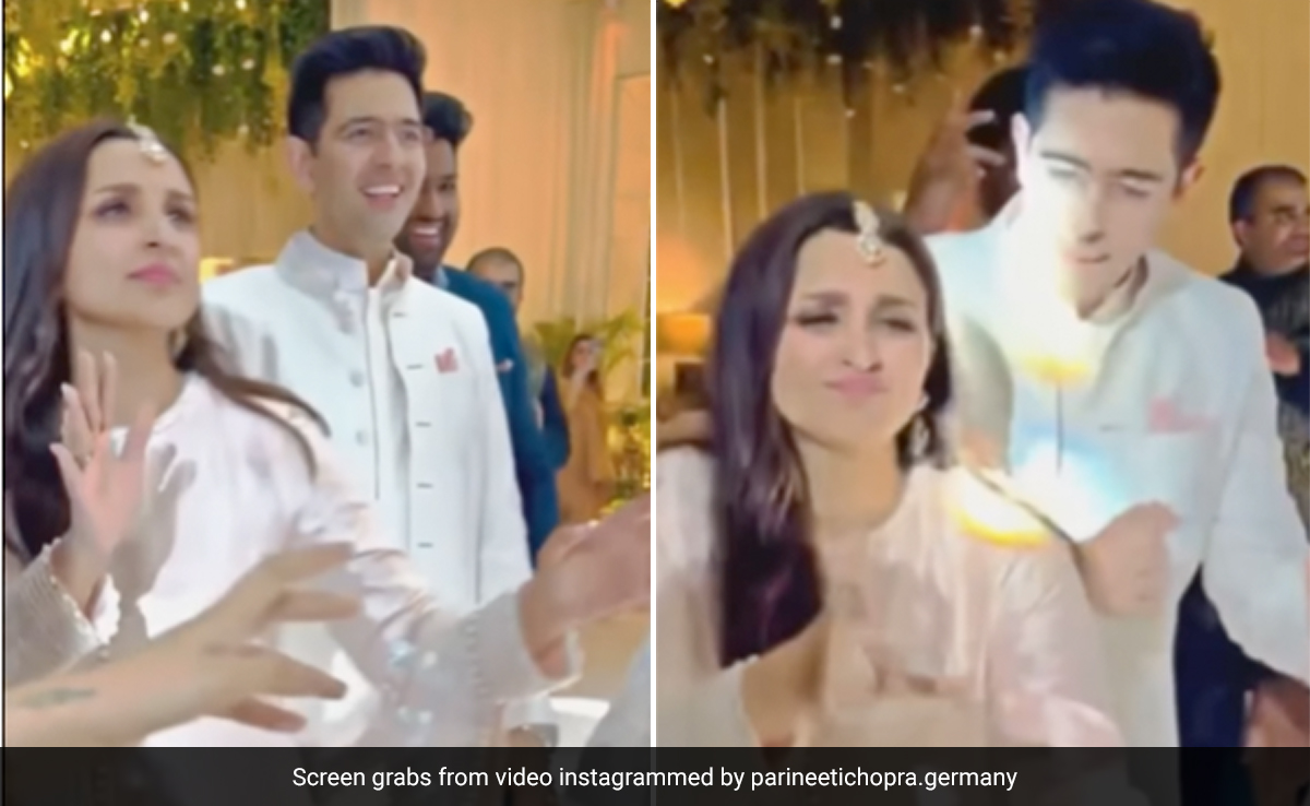 Viral Video Of Parineeti Chopra And Raghav Chadha Dancing At Their Engagement