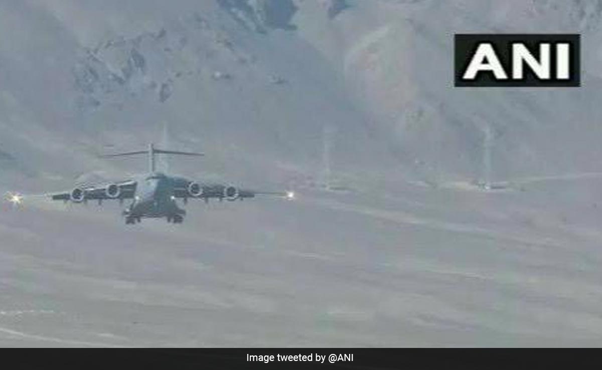 Air Force's C-17 Globemaster Stuck At Leh Runway, Flights Cancelled