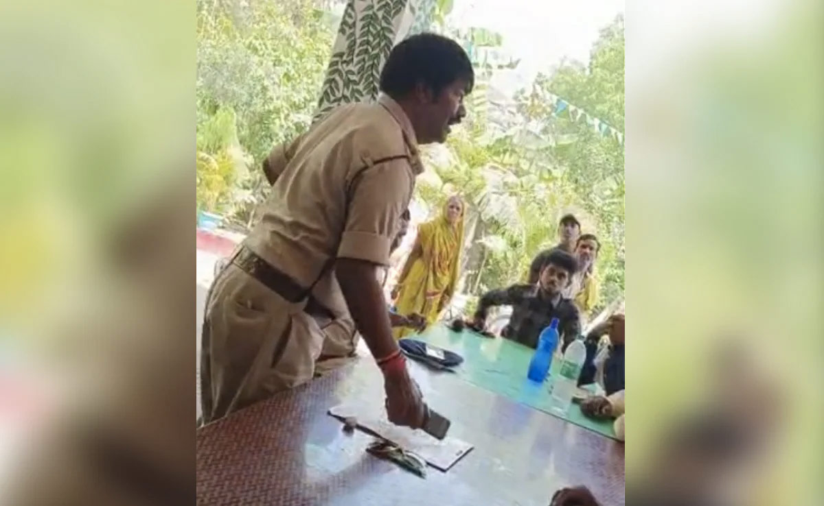 Video: "Can Declare You Terrorist In Seconds," Bihar Cop Threatens Teacher