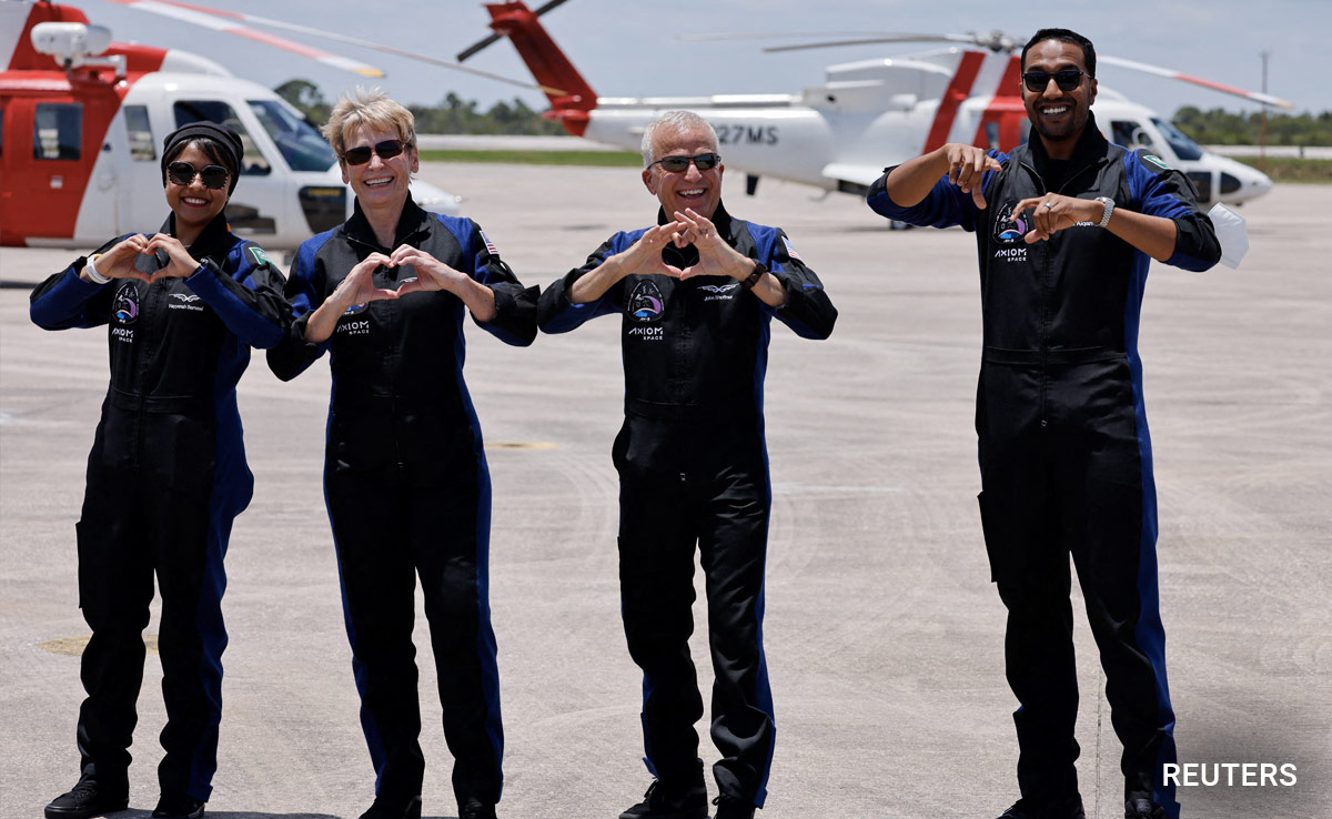 Astronaut Crew, Including 1st Arab Woman In Orbit, Returns From Space Station