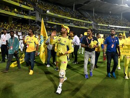 MS Dhoni Does Lap Of Honour In Final Home Game. Is That The Big Hint From CSK Skipper? MS Dhoni Does Lap Of Honour In Final Home Game. Is That The Big Hint From CSK Skipper?