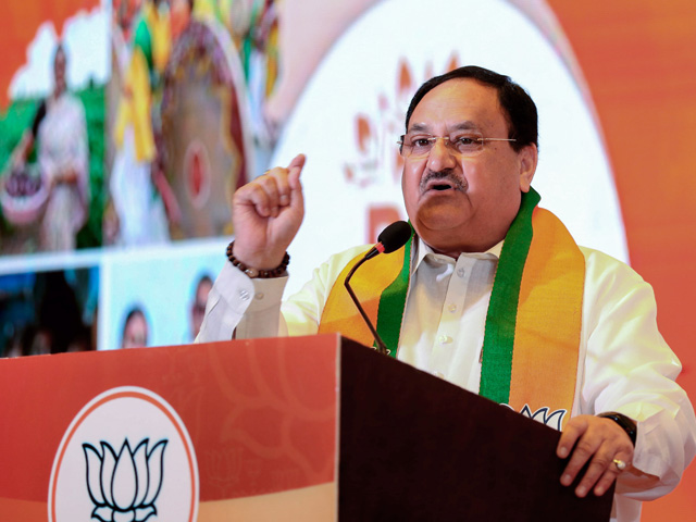BJP Chief's 'Double Engine' vs 'Reverse Gear Government' Pitch In Karnataka