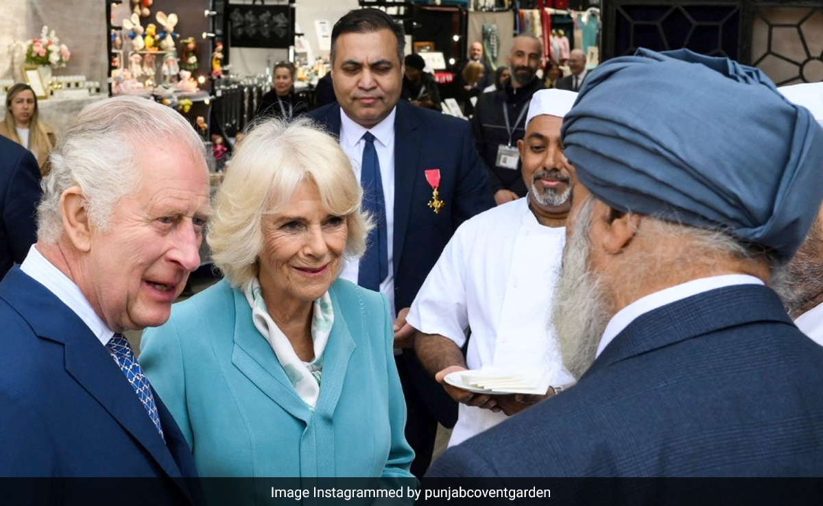 King Charles, Queen Camilla Visit Punjabi Restaurant In London